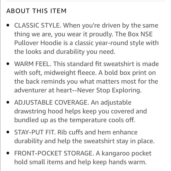 North Face Mens Box NSE Pullover hoodie Blue green M Vintage Indigo Sold Out HTF - Picture 4 of 6